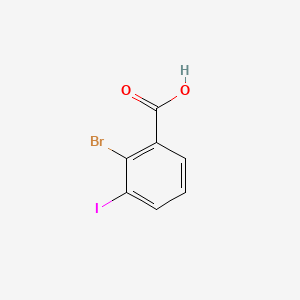 2-Bromo-3-iodobenzoic acid chemical structure (CAS 855198-37-7)