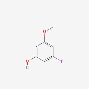 3-Iodo-5-methoxyphenol chemical structure (CAS 855839-41-7)