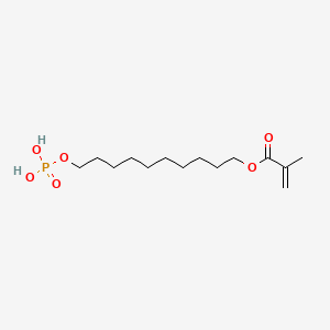10-(Phosphonooxy)decyl methacrylate chemical structure (CAS 85590-00-7)
