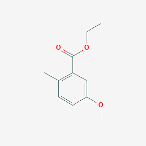 Ethyl 5-methoxy-2-methylbenzoate chemical structure (CAS 855949-35-8)