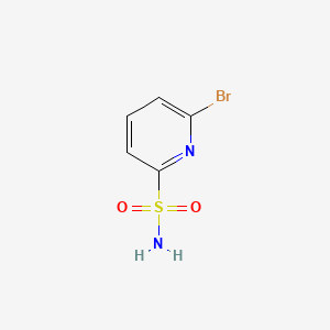 6-Bromopyridine-2-sulfonamide chemical structure (CAS 856013-04-2)