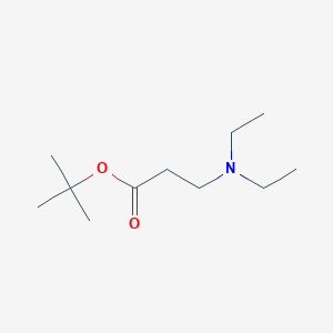 tert-Butyl 3-(diethylamino)propanoate chemical structure (CAS 85608-16-8)