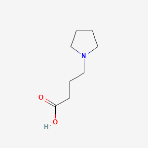 4-(Pyrrolidin-1-yl)butanoic acid chemical structure (CAS 85614-44-4)