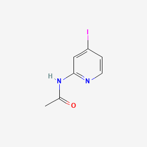 N-(4-Iodopyridin-2-yl)acetamide chemical structure (CAS 856169-98-7)