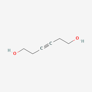 3-Hexyn-1,6-diol chemical structure (CAS 85655-98-7)