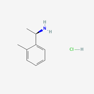 (R)-1-(o-Tolyl)ethanamine hydrochloride chemical structure (CAS 856562-88-4)