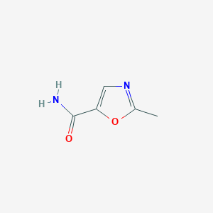 2-Methyloxazole-5-carboxamide chemical structure (CAS 856788-30-2)