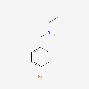 N-Ethyl-4-bromobenzylamine chemical structure (CAS 856795-95-4)