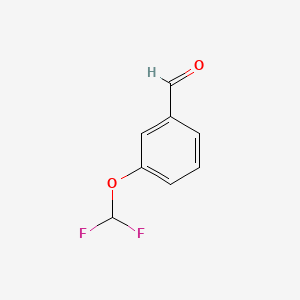 3-(Difluoromethoxy)benzaldehyde chemical structure (CAS 85684-61-3)