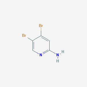 4,5-Dibromopyridin-2-amine chemical structure (CAS 856848-33-4)