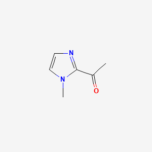 1-(1-Methyl-1H-imidazol-2-yl)ethanone chemical structure (CAS 85692-37-1)