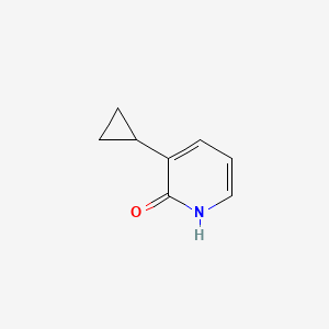 3-Cyclopropylpyridin-2(1H)-one chemical structure (CAS 856965-53-2)