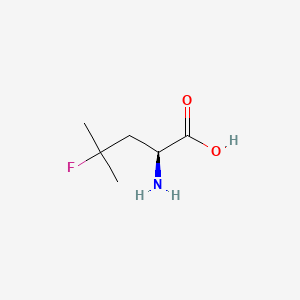 (S)-2-Amino-4-fluoro-4-methylpentanoic acid chemical structure (CAS 857026-04-1)