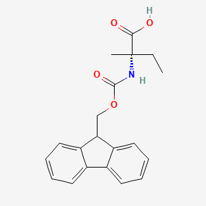 Fmoc-IsoVal-OH chemical structure (CAS 857478-30-9)