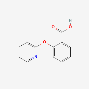 2-(Pyridin-2-yloxy)benzoic acid chemical structure (CAS 857540-41-1)