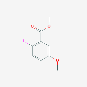 Methyl 2-iodo-5-methoxybenzoate chemical structure (CAS 857599-37-2)