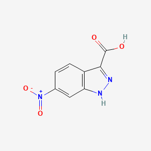 6-Nitro-1H-indazole-3-carboxylic acid chemical structure (CAS 857801-97-9)