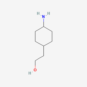 2-(4-Aminocyclohexyl)ethanol chemical structure (CAS 857831-26-6)
