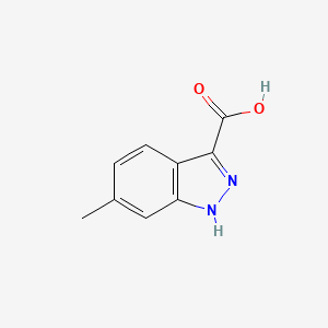 6-Methyl-1H-indazole-3-carboxylic acid chemical structure (CAS 858227-12-0)