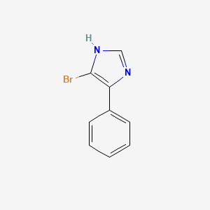 5-Bromo-4-phenyl-1H-imidazole chemical structure (CAS 858514-11-1)