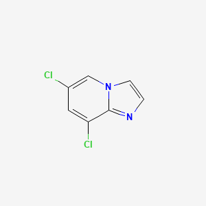 6,8-Dichloroimidazo[1,2-a]pyridine chemical structure (CAS 858516-69-5)