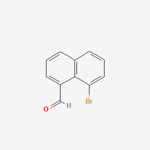 8-Bromo-1-naphthaldehyde chemical structure (CAS 85864-82-0)