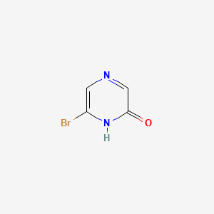 6-Bromopyrazin-2(1H)-one chemical structure (CAS 859063-85-7)