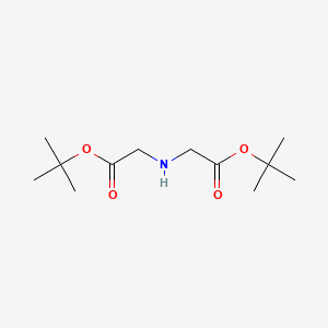 Di-tert-butyl 2,2'-azanediyldiacetate chemical structure (CAS 85916-13-8)
