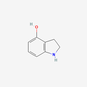 Indolin-4-ol chemical structure (CAS 85926-99-4)