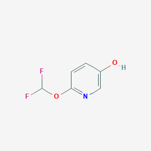 6-(Difluoromethoxy)pyridin-3-ol chemical structure (CAS 859539-04-1)