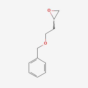 (2S)-2-[2-(Benzyloxy)ethyl]oxirane chemical structure (CAS 85960-55-0)