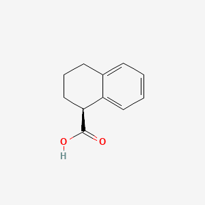 (S)-1,2,3,4-Tetrahydro-1-naphthoic acid chemical structure (CAS 85977-52-2)