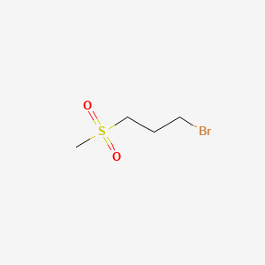 1-Bromo-3-(methylsulfonyl)propane chemical structure (CAS 859940-73-1)