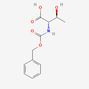 (2S,3S)-2-(((Benzyloxy)carbonyl)amino)-3-hydroxybutanoic acid chemical structure (CAS 85995-53-5)