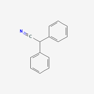 2,2-Diphenylacetonitrile chemical structure (CAS 86-29-3)