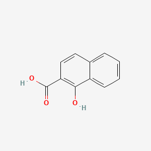 1-Hydroxy-2-naphthoic acid chemical structure (CAS 86-48-6)