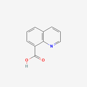 Quinoline-8-carboxylic acid chemical structure (CAS 86-59-9)