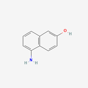 5-Aminonaphthalen-2-ol chemical structure (CAS 86-97-5)