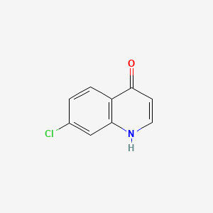 7-Chloroquinolin-4-ol chemical structure (CAS 86-99-7)