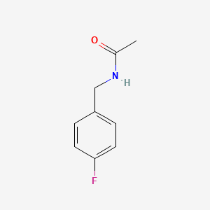 N-(4-Fluorobenzyl)acetamide chemical structure (CAS 86010-68-6)
