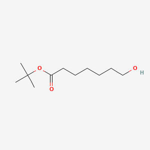 tert-Butyl 7-hydroxyheptanoate chemical structure (CAS 86013-78-7)