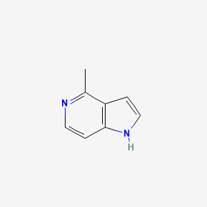 4-Methyl-1H-pyrrolo[3,2-c]pyridine chemical structure (CAS 860362-26-1)