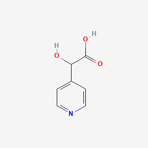 2-Hydroxy-2-(pyridin-4-yl)acetic acid chemical structure (CAS 860413-07-6)