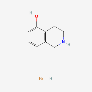 1,2,3,4-Tetrahydroisoquinolin-5-ol hydrobromide chemical structure (CAS 860437-59-8)