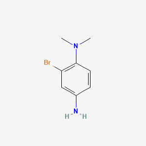 2-Bromo-N1,N1-dimethylbenzene-1,4-diamine chemical structure (CAS 860444-64-0)