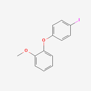 1-(4-Iodophenoxy)-2-methoxybenzene chemical structure (CAS 860518-93-0)