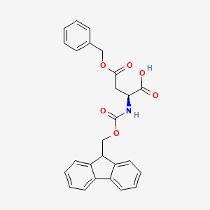 Fmoc-Asp(OBzl)-OH chemical structure (CAS 86060-84-6)