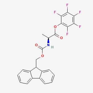 Fmoc-Ala-Opfp chemical structure (CAS 86060-86-8)