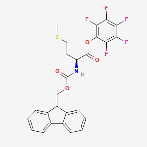Fmoc-Met-OPfp chemical structure (CAS 86060-94-8)