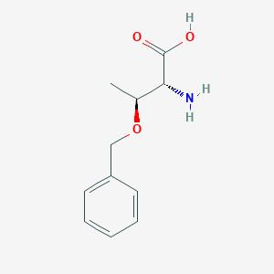 (2R,3S)-2-Amino-3-(benzyloxy)butanoic acid chemical structure (CAS 86062-17-1)